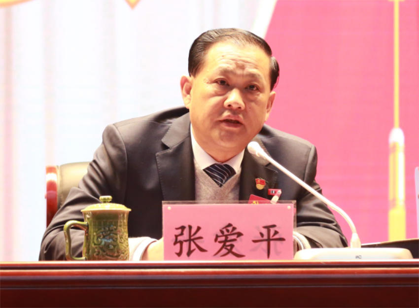张爱平同志宣读中共开云官方网站,开云kaiyun(中国)第一届党委成员分工及纪委成员分工